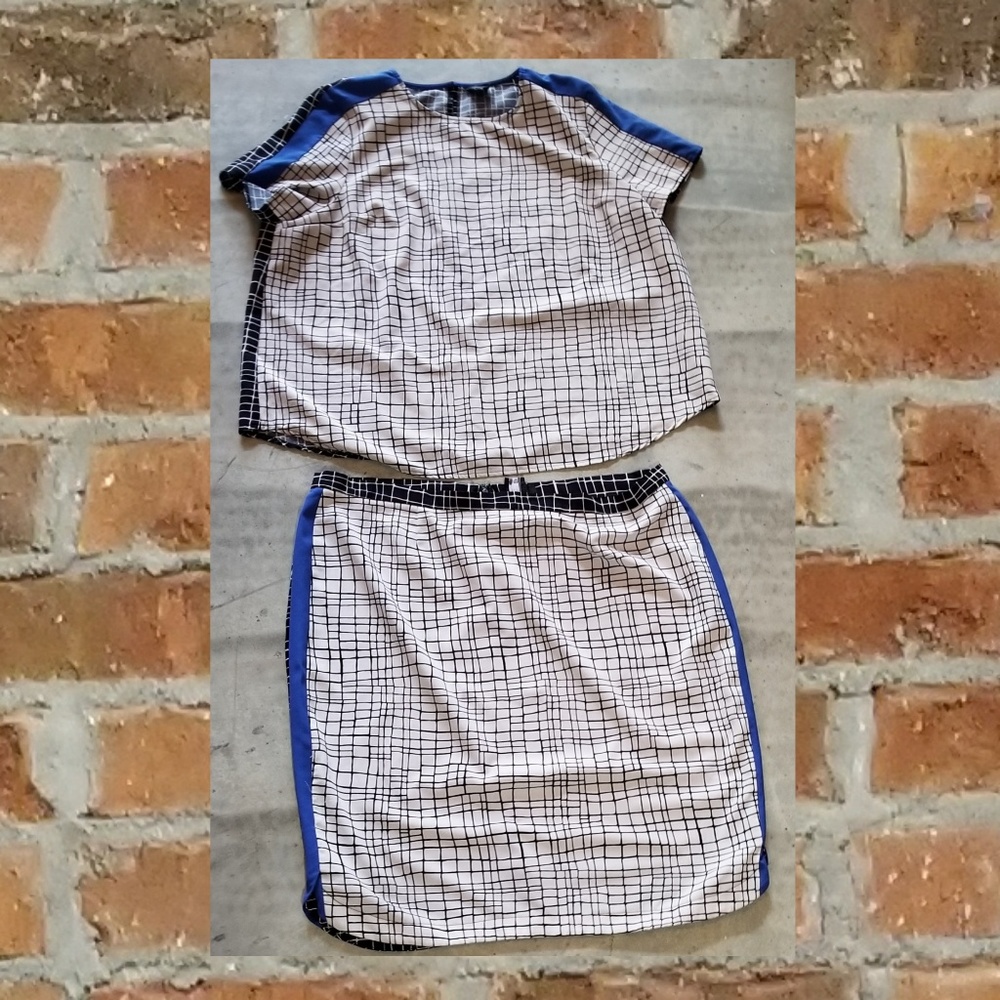 ASOS Curve skirt and top